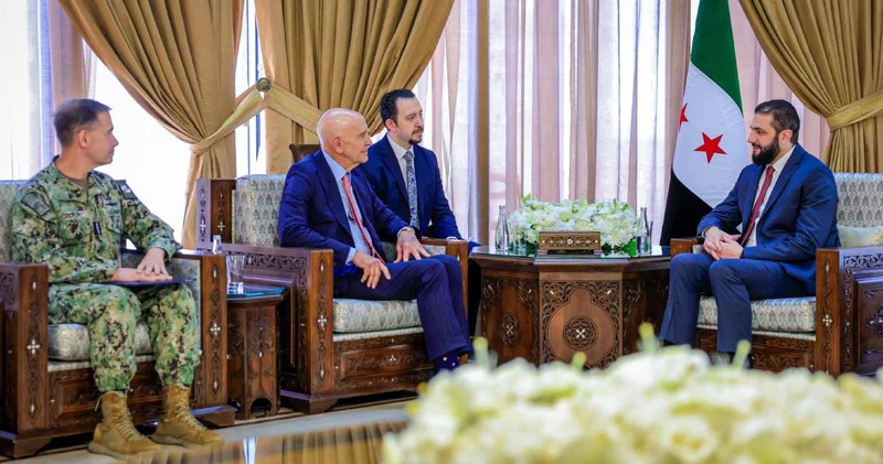 Şam’da kritik görüşme: Ahmed Şara ABD heyetini kabul etti