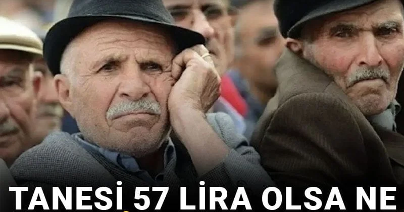 Emekli için artık fark etmiyor: Tanesi 57 lira olsa ne 100 lira olsa ne