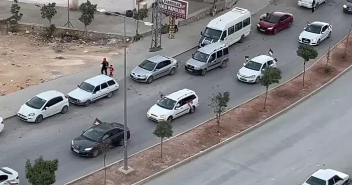 Besni’de Gazze’ye destek konvoyu düzenlendi