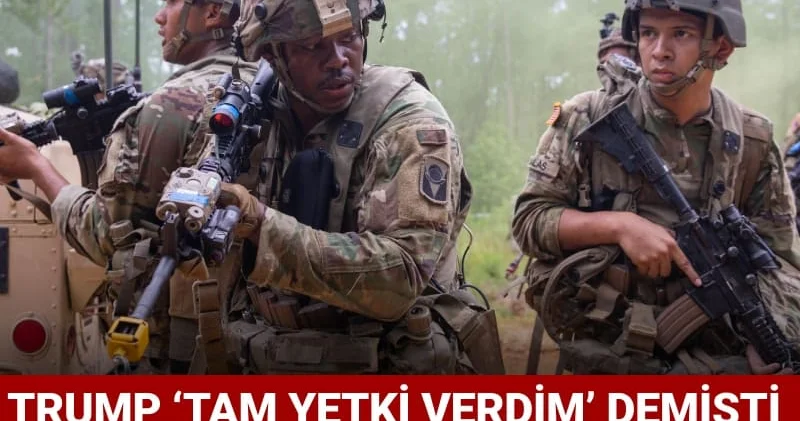 Trump tam yetki verdim demişti: ABD Ordusu Chicago ya girdi