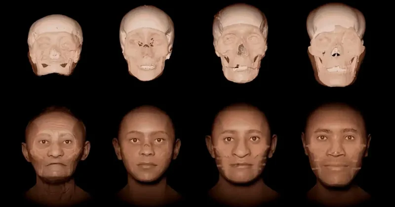 And Dağları mumyalarının ölüm maskelerinin ardındaki gizem çözüldü