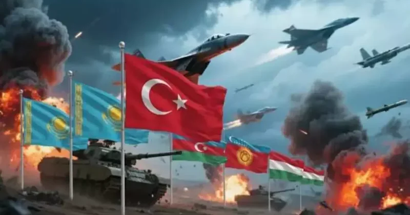 Turan tatbikatı yapacaklar! İşte Türk Teşkilatı Birliğini nin toplam silah sayısı!