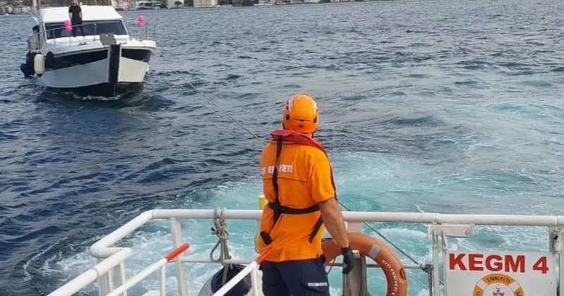 Kıyı Emniyeti duyurdu: Beylerbeyi önlerinde sürüklenen tekne emniyete alındı