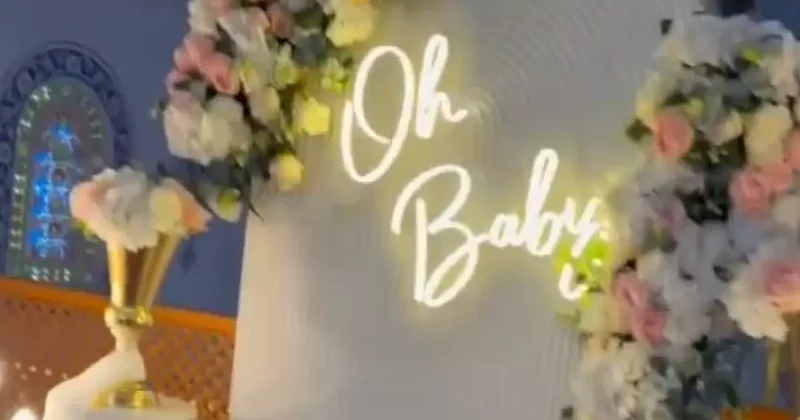 Camide baby shower partisi! Müftülükten açıklama