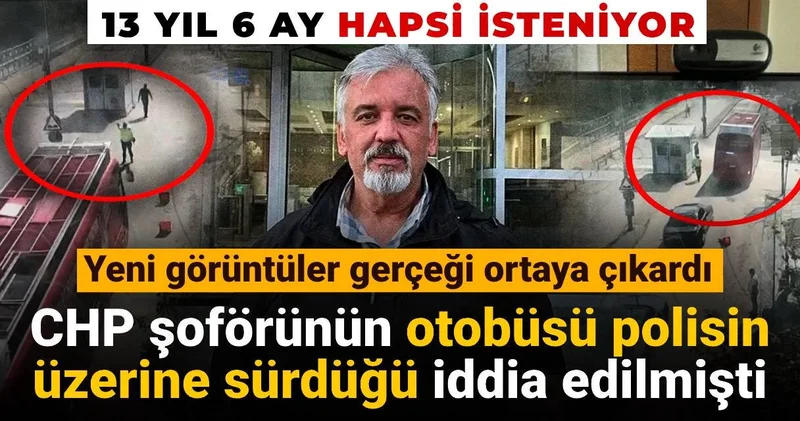 Otobüsü polisin üzerine sürdüğü iddia edilmişti: Yeni görüntüler gerçeği ortaya çıkardı