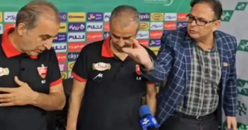 İran, İsmail Kartal ı konuşuyor! Resmen çıldırdı, basın toplantısını terk etti