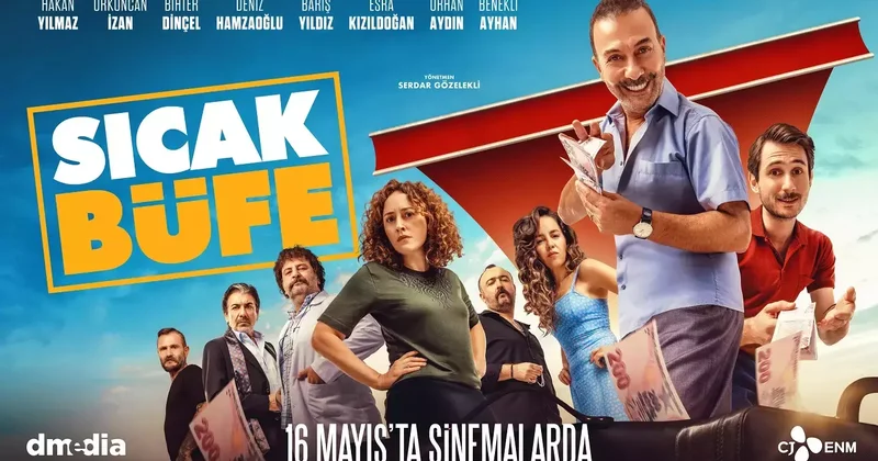 Sıcak Büfe ekibinin afiş çekiminden kamera arkası görüntüler paylaşıldı