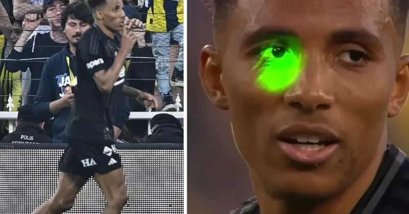 Derbide Gedson Fernandes e tutulan lazerin bedeli ağır oldu