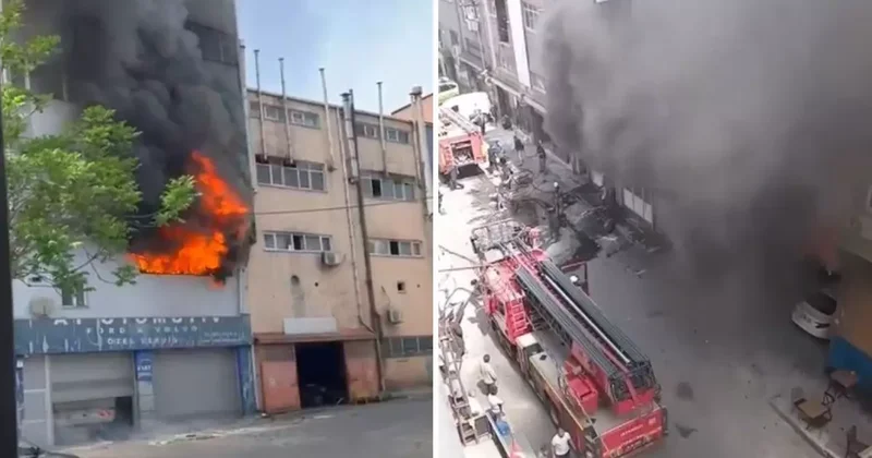Motosiklet tamirhanesinde patlama: 1 ölü, 3 yaralı