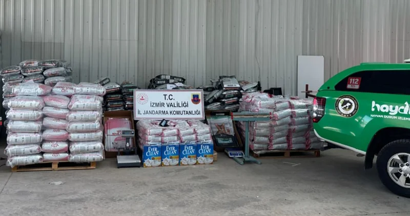 14 ton sahte mama İzmir de ele geçirildi