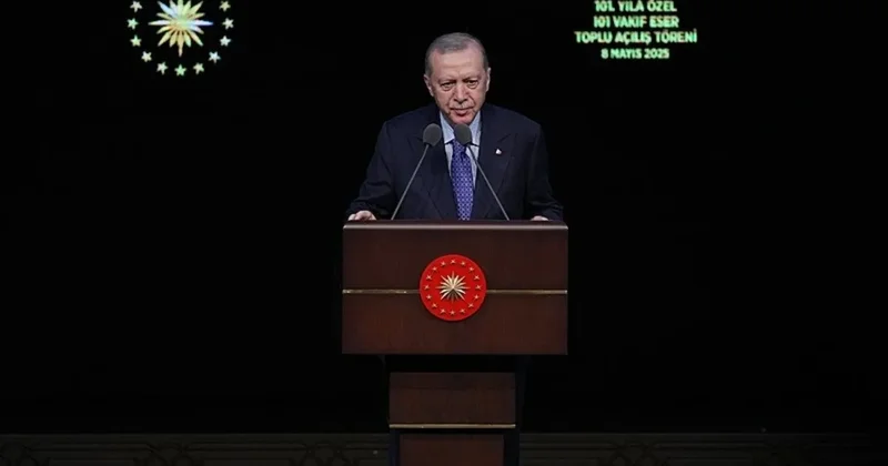 Başkan Erdoğan: Biz bir vakıf medeniyetiyiz! Ecdat yadigarı eserlere sahip çıkıyoruz
