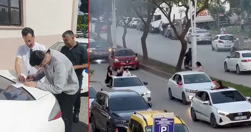 Adana da drift yapan 5 sürücüye 200 bin TL ceza