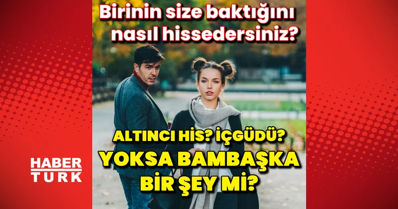 Var olan en ilginç içgüdülerden biri... Birinin size baktığını nasıl hissedersiniz?