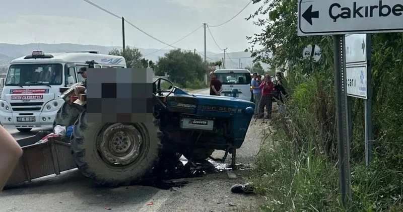 Aydın da feci kaza! Motosikletle traktör çarpıştı: 3 ölü