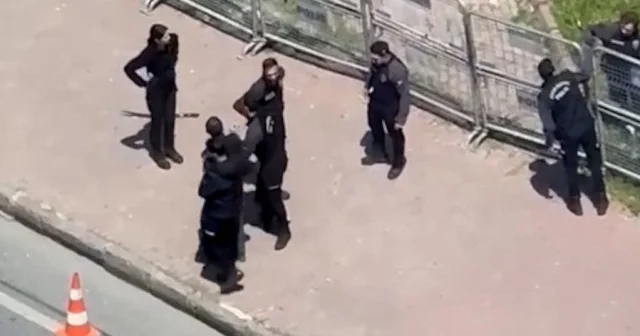 İsrail in İstanbul Başkonsolosluğu yakınında silahla havaya ateş açıldı VİDEO İZLE