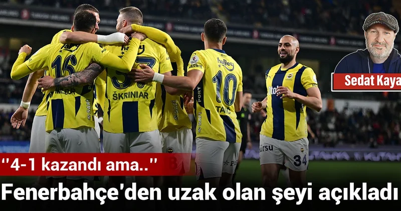 Fenerbahçe den uzak olan şeyi açıkladı