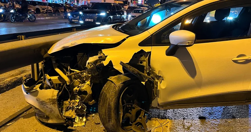 Alkollü sürücü Küçükçekmece yi birbirine kattı!