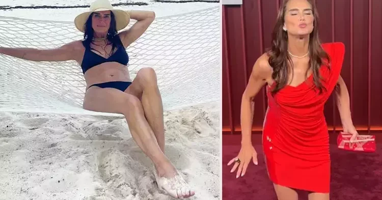 Yıllar yılı güzelliğin simgesi olmuştu... 60 ına geldi, ruhu gençleşti... Bikiniyi çıkardı, mini elbiseyi giydi