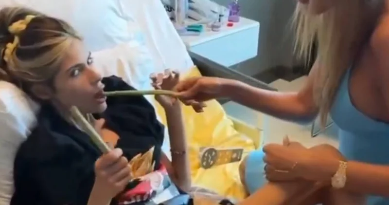 29 kiloya düşen Nihal Candan ı elleriyle besledi