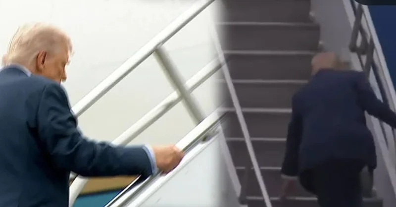 Trump zor dakikaları: Kameralara yansıdı Sözcü Gazetesi
