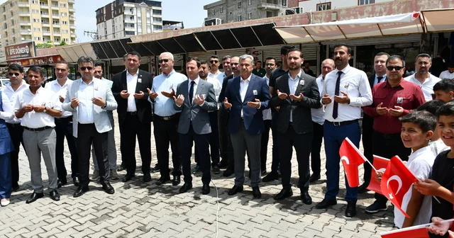 Batman da terör saldırılarında şehit olan Aybüke öğretmen ve 2 asker için tören düzenlendi Batman Haberleri