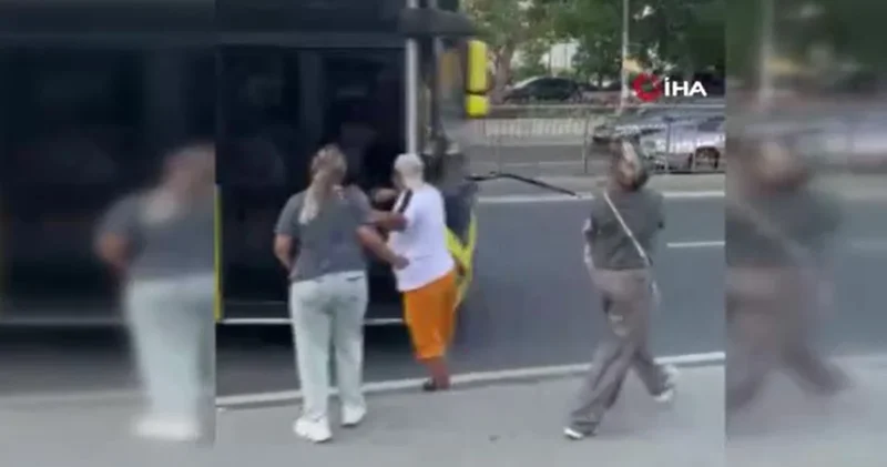 İETT şoförü aracı yolcuların üzerine sürdü