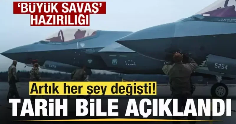 Avrupa alarmda! Büyük savaş hazırlığı! Artık her şey değişti! Tarih bile açıklandı