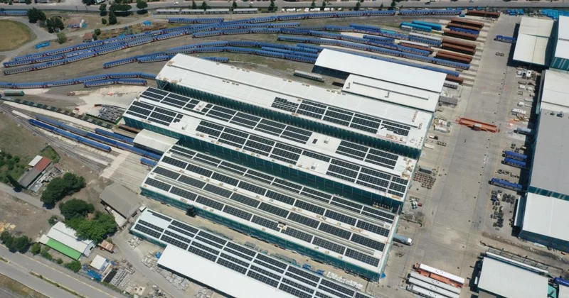 Tren setlerinin üretiminde güneş enerjisi kullanılacak