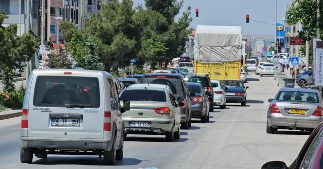 Konya da tatil dönüşü yoğunluğu Konya Haberleri