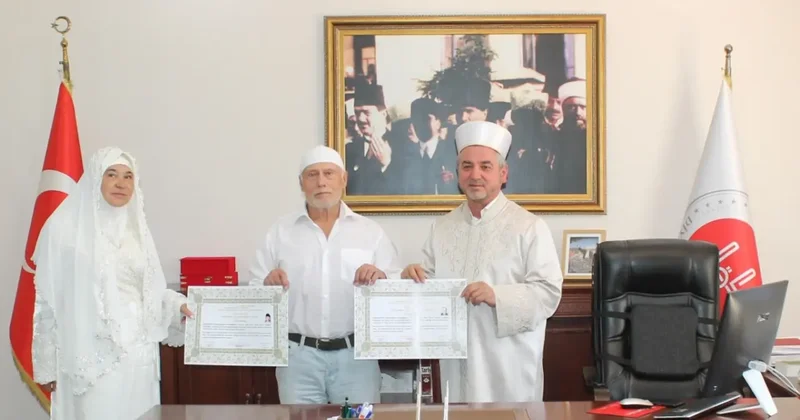 Rus çift Aydın da Müslüman oldu