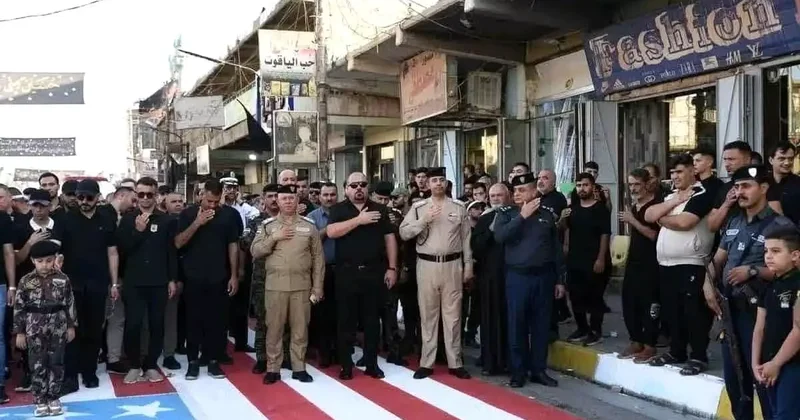 Irak ta ABD Bayrağı Skandalı