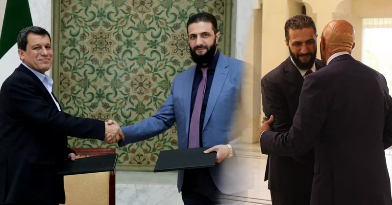Suriye de kritik gelişme! Şara, Barrack ve Abdi ile bir araya geldi! Yeniden başladı