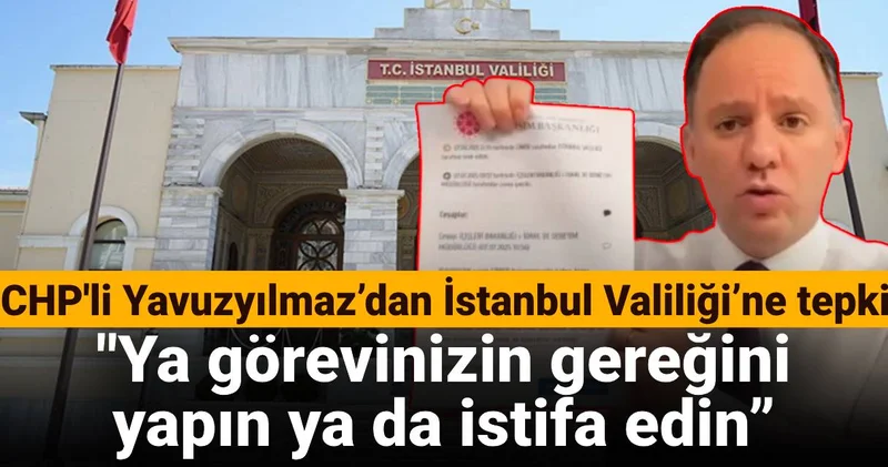 Deniz Yavuzyılmaz’dan İstanbul Valiliği’ne tepki: Ya görevinizin gereğini yapın ya da istifa edin
