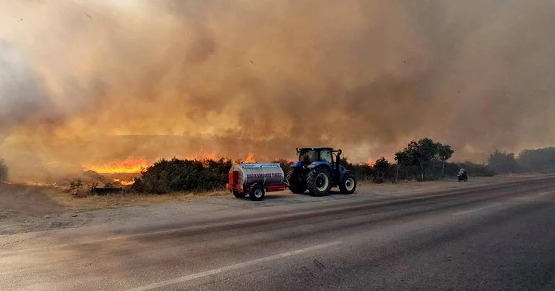 Edirne’de yangın kabusu: Hamzabeyli Sınır Kapısı’na giden yol ulaşıma kapatıldı Sözcü Gazetesi