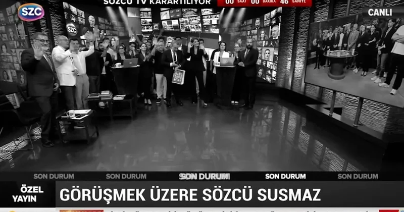 Bugüne dek görülmemiş ceza uygulandı: SÖZCÜ TV 10 gün karartıldı! Sözcü Gazetesi
