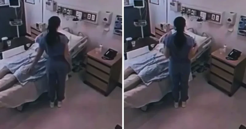 Üniformasının önünü açarak hastaya göğüslerini sallayan hemşireye tepki yağıyor