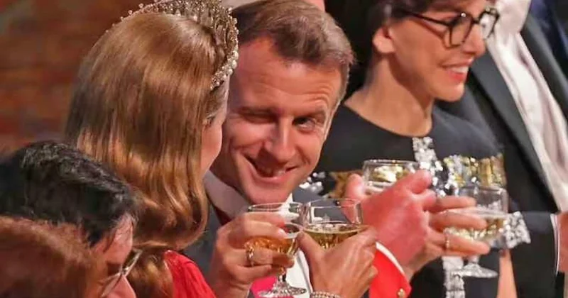 Macron İngiliz Prensesi ni görünce, kaşı gözü ayrı oynadı Sözcü Gazetesi