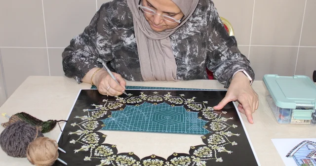 Niğde de kadınlar, katıldıkları el sanatları kurslarında sosyalleşiyor Niğde Haberleri