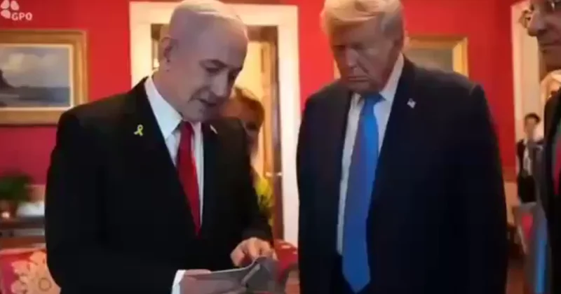 Netanyahu Trump a, duadan uçak hediye etti Sözcü Gazetesi