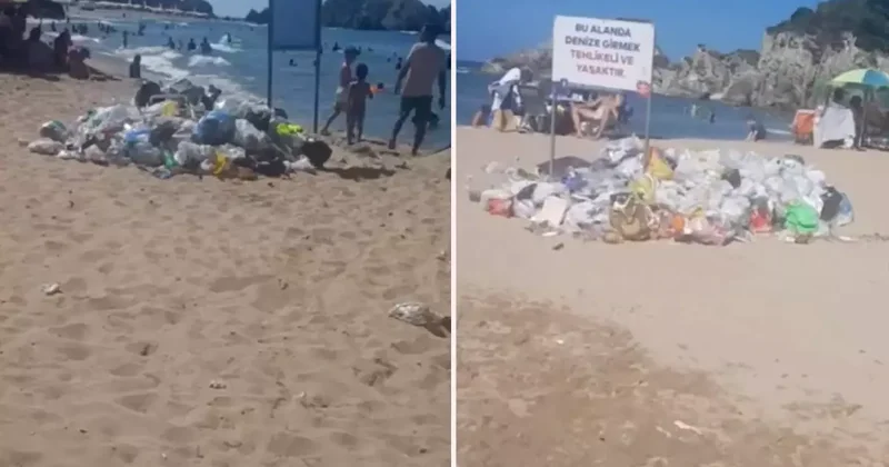 İstanbul un meşhur plajı çöplerden geçilmiyor