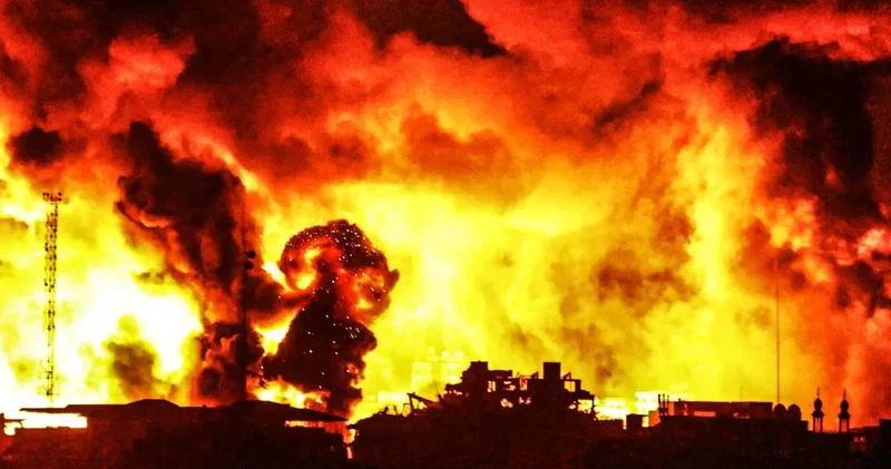 İsrail Gazze’ye ölüm yağdırıyor! 24 saatte 100’den fazla hava saldırısı
