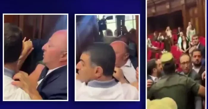 Ermenistan Parlamentosu nda ortalık karıştı vekiller birbirine girdi! Ermeni vekil, üzerine yürüdüğü vekile Türk ün oğlu diye bağırdı
