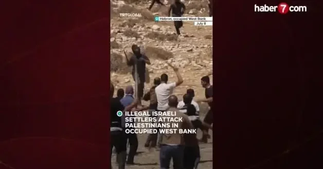Yasadışı İsrail yerleşimcilerinin gerçekleştirdiği saldırıda Filistinliler yaralandı