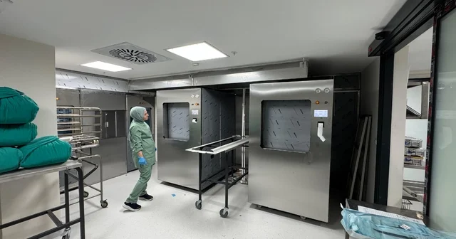 Gazi Yaşargil Eğitim ve Araştırma Hastanesinde sterilizasyon birimi yenilendi Diyarbakır Haberleri