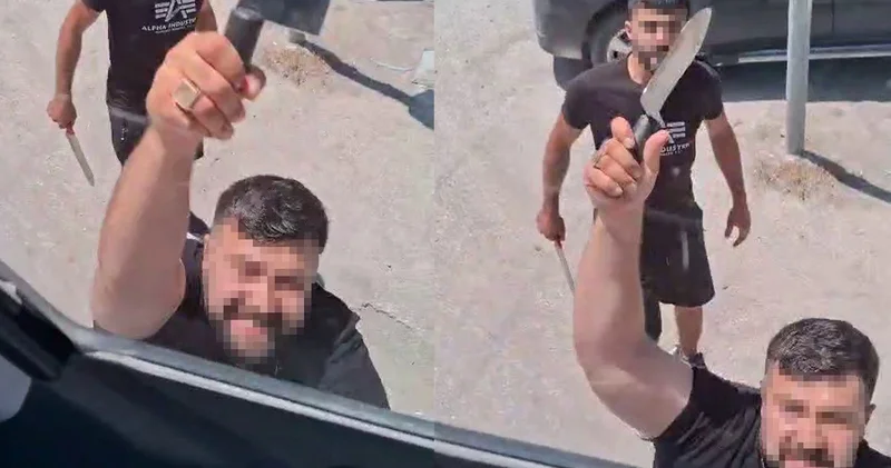 Yol verme kavgasında satırlı dehşet! 2 kişi tutuklandı