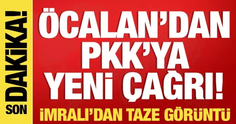 Son dakika: Öcalan dan PKK ya yeni çağrı! İmralı dan son fotoğraf geldi