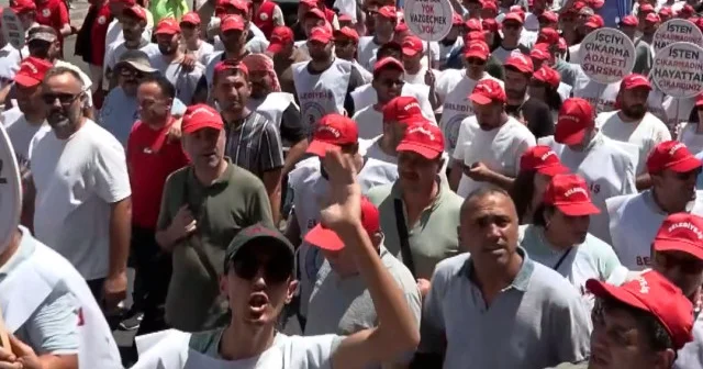 İzmir Büyükşehir Belediyesinin işten çıkardığı işçiler eylem başlattı VİDEO İZLE