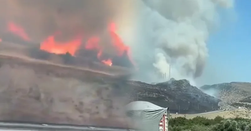 İzmir de kabus yine başladı: Alevler yayılıyor Sözcü Gazetesi