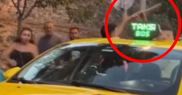 Nişantaşı’nda trafik magandası tartıştığı kadının üzerine sopayla yürüdü VİDEO İZLE