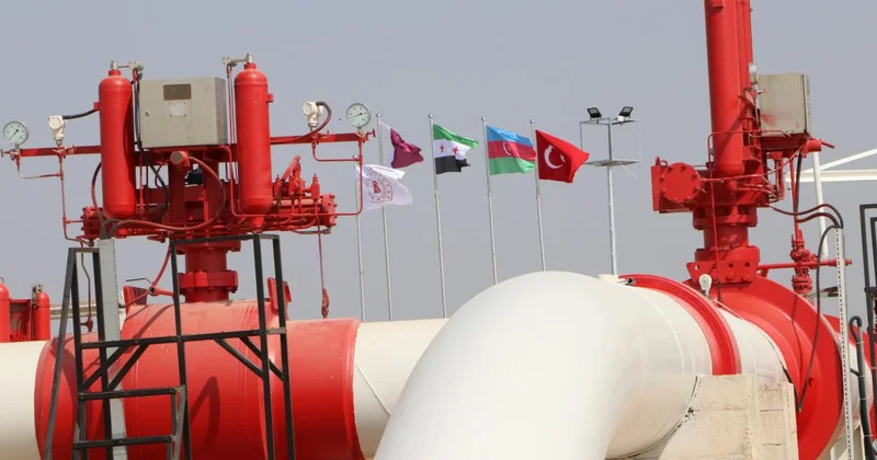 Azerbaycan doğal gazı, Türkiye Suriye Boru Hattı üzerinden Humus iline ulaştı